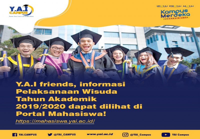 Pelaksanaan Wisuda Tahun Akademik 2019/2020