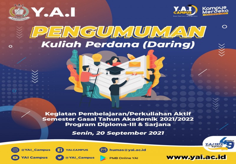 Pengumuman Kuliah Perdana (Daring)