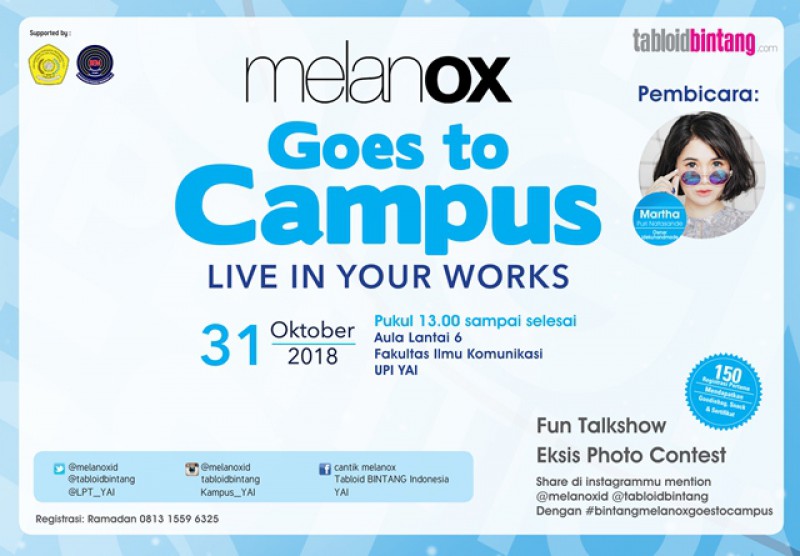 Talkshow Melanox Goes to Campus Live in Your Works