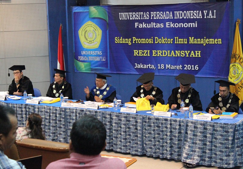 Sidang Promosi Doktor Ilmu Manajemen