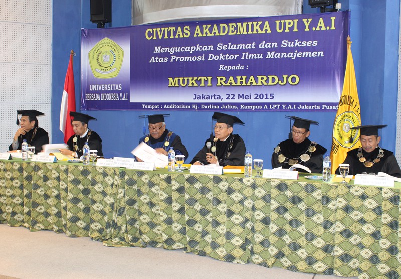 Sidang Promosi Doktor Ilmu Manajemen