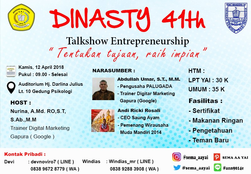 Talkshow Entrepreneurship