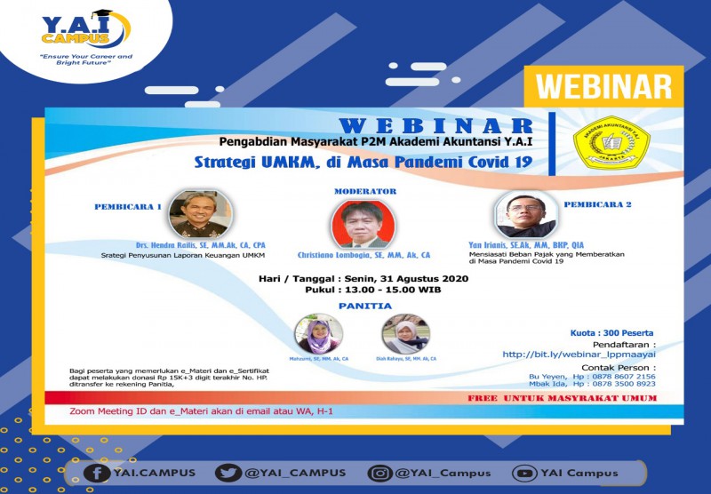 Webinar Strategi UMKM di Masa Pandemi Covid 19