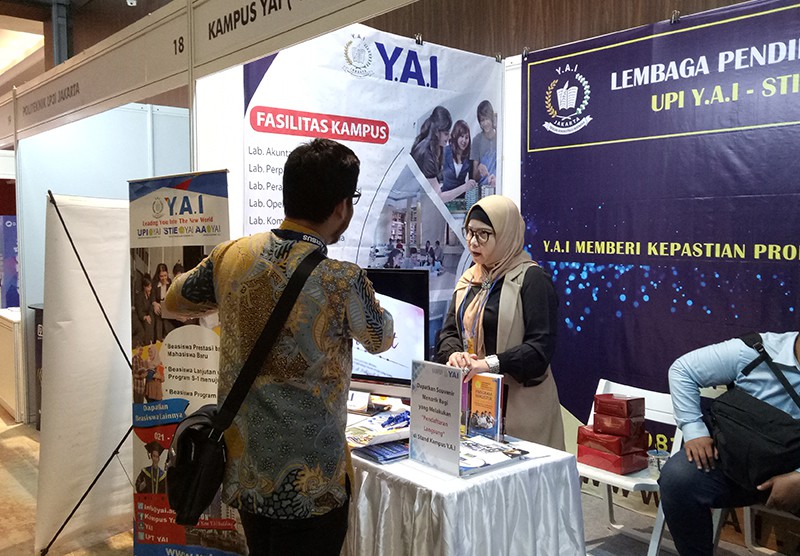 Pameran jobfair kemnaker 2019 yayasan administrasi indonesia 1972