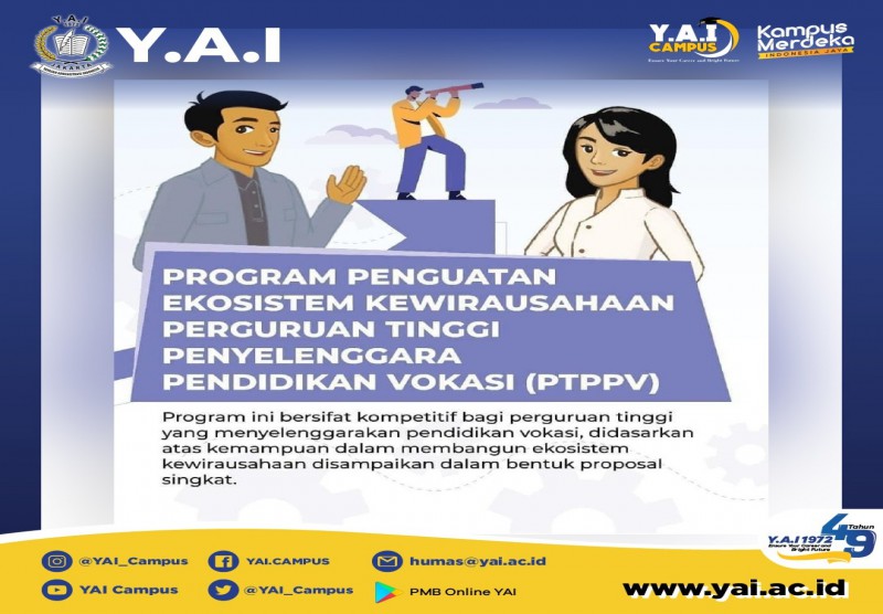 Program Penguatan Ekosistem Kewirausahaan Perguruan Tinggi Penyelenggara Pendidikan Vokasi (PTPPV)