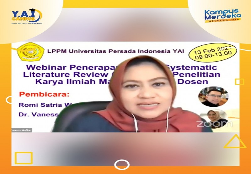 Webinar : Penerapan Metode Systematic Literature Review untuk Penelitian Karya Ilmiah Mahasiswa dan Dosen