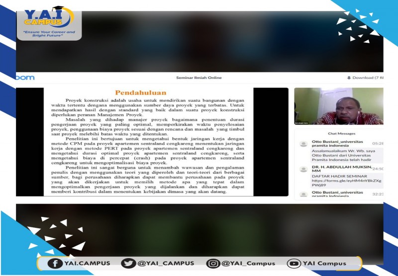 Webinar : Seminar Ilmiah Online