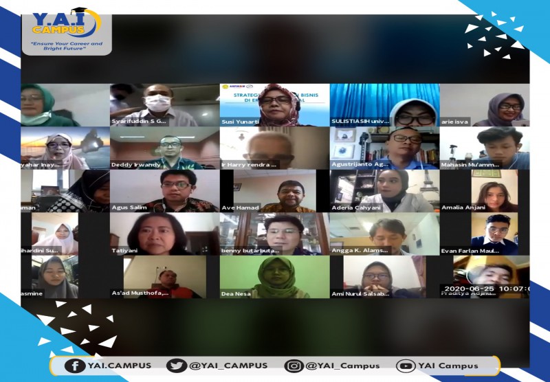 Webinar “Strategi Komunikasi Bisnis di Era New Normal”