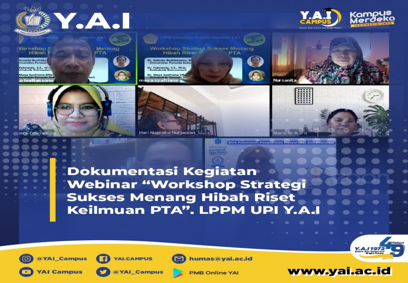 Workshop Strategi Sukses Menang Hibah Riset Keilmuan PTA